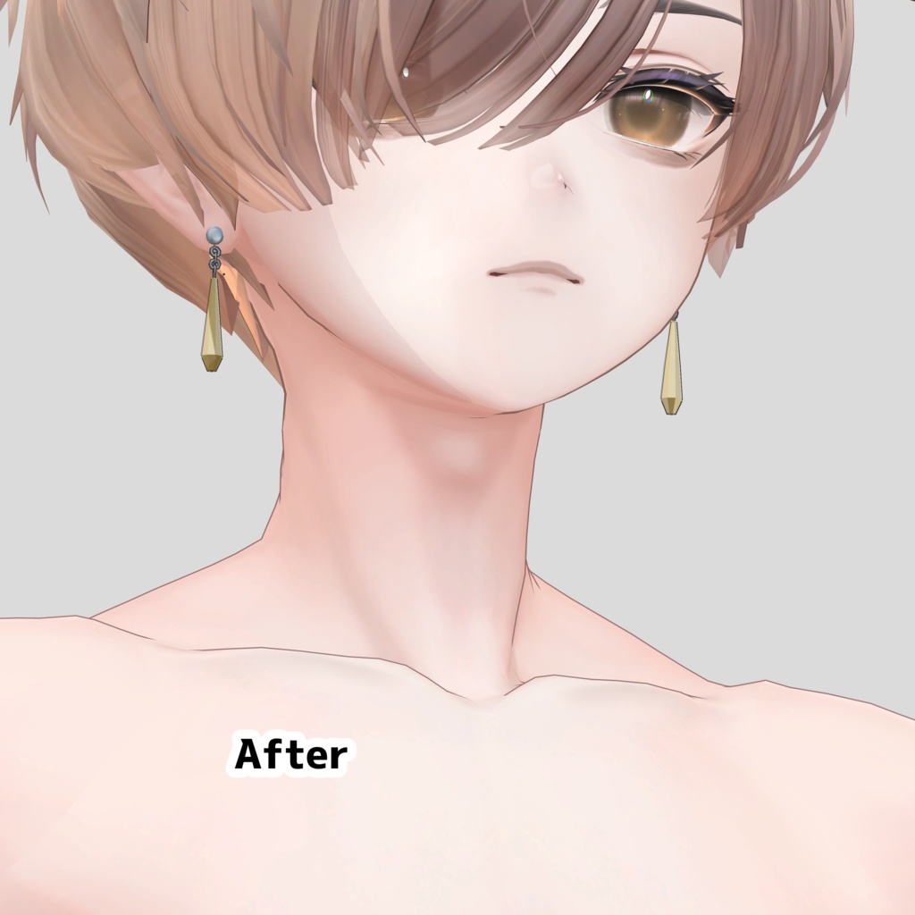 【Alué(アルエ)対応】首回りの雰囲気を足すテクスチャ(喉仏・鎖骨)