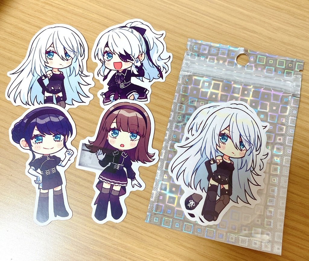 真珠湾ヨルハ組ステッカー 4種セット