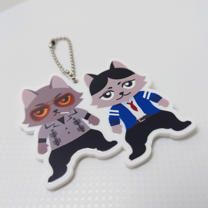 ペアキーホルダー（信一と龍兄貴）