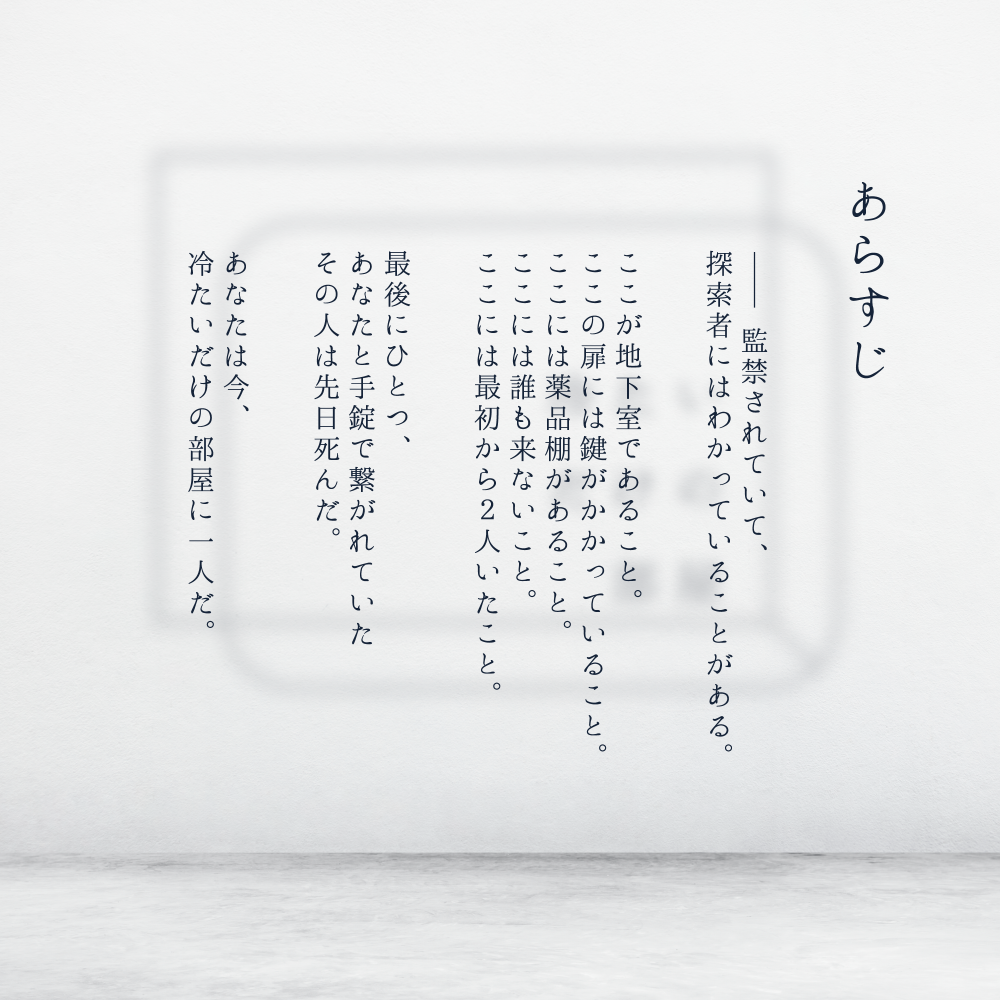 新クトゥルフ神話TRPG『冷たいだけの部屋』（7版） - 境目卓 - BOOTH
