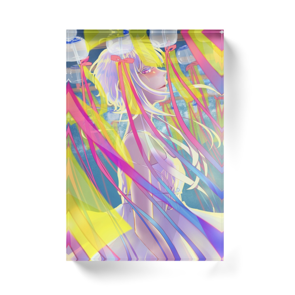 アクリルブロック - 7月イラスト