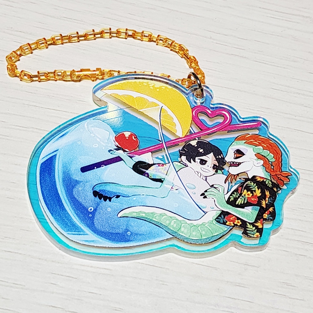 SUMMERアクリルキーチェーン