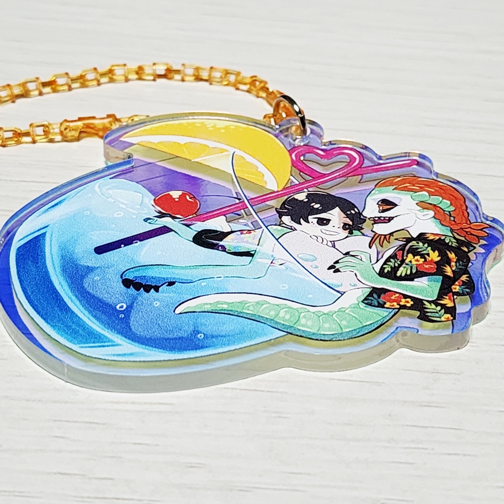 SUMMERアクリルキーチェーン