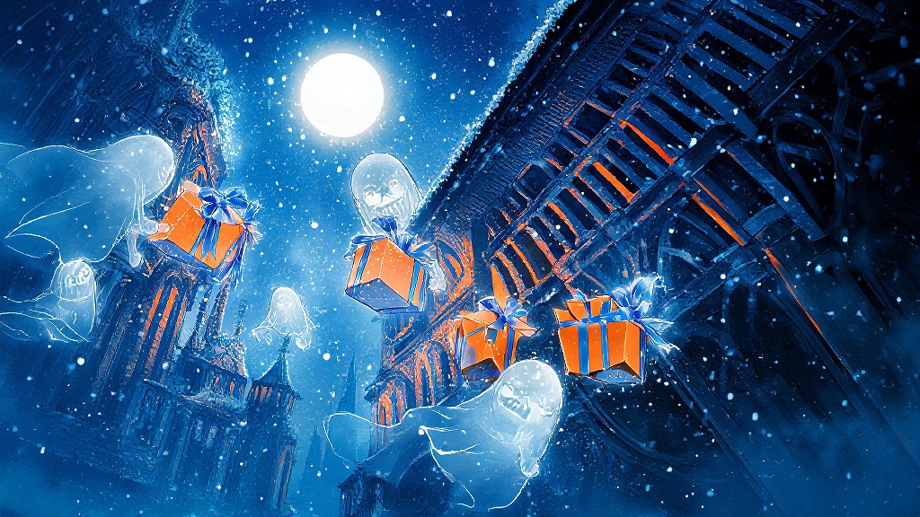 クリスマスに訪れる幽霊のBGM　FreeBGM　【Christmas Ghost】 クリスマス/ポップ/悪戯