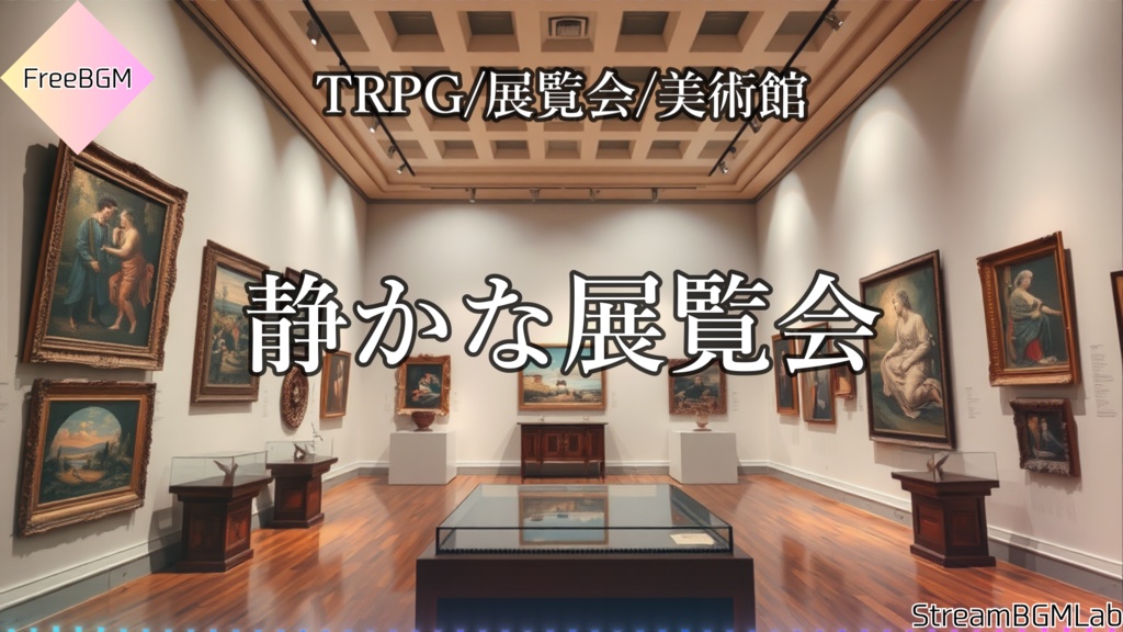 FreeBGM　【静かな展覧会】　TRPG/展覧会/美術館