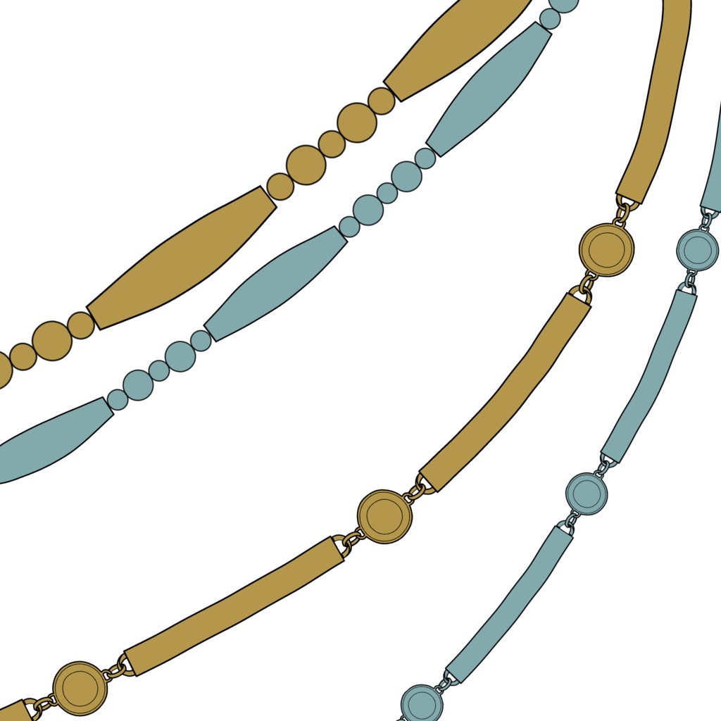 【無料】clip studio用/装飾ビーズブラシ