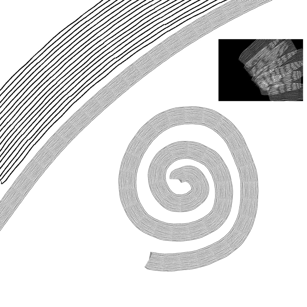 Kのハッチングブラシ