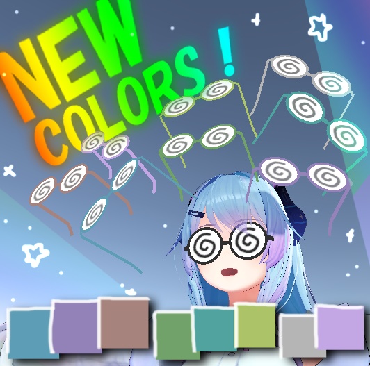 ぐるぐるメガネ【PhysBone】