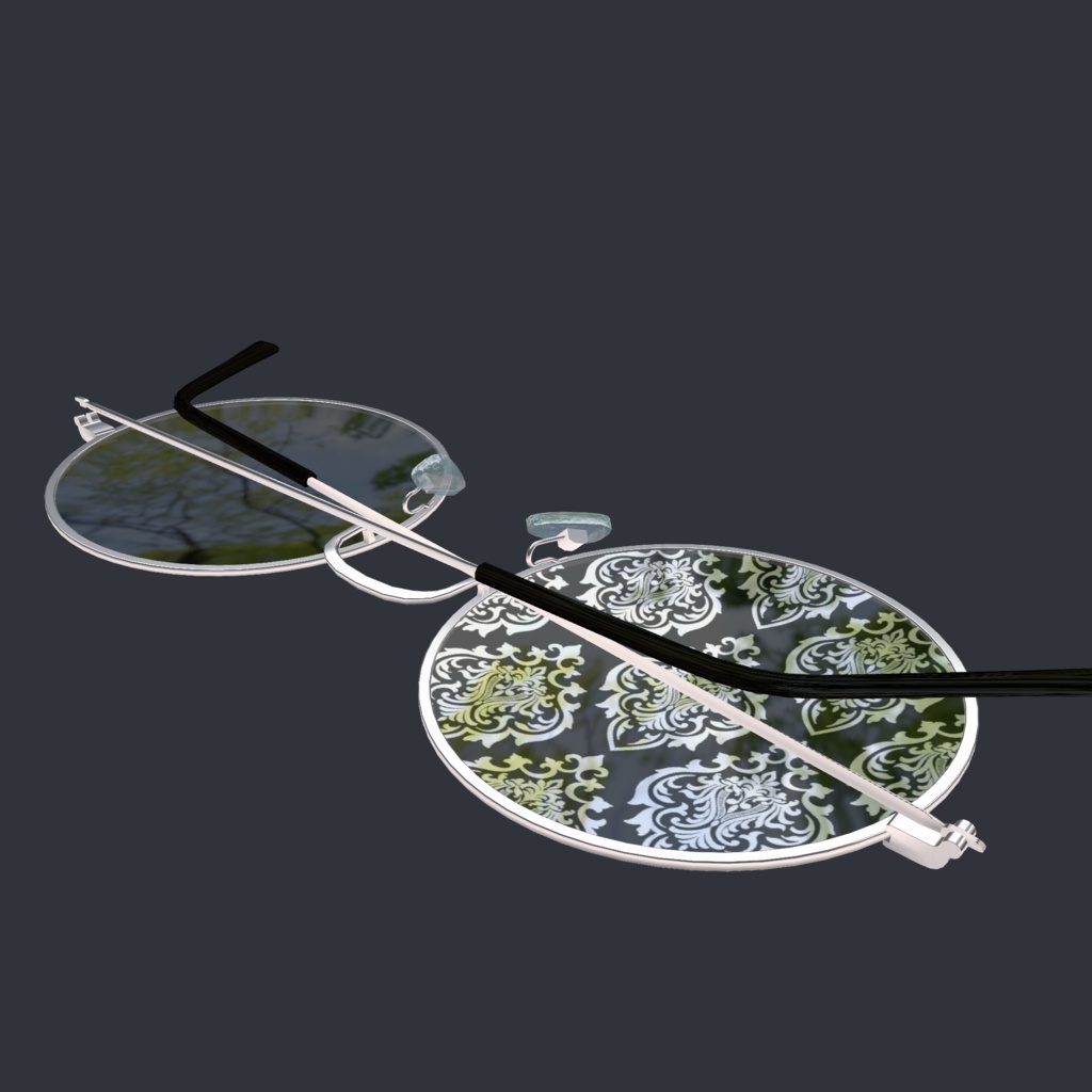 【PhysBone】丸〇サングラス【カスタム可】