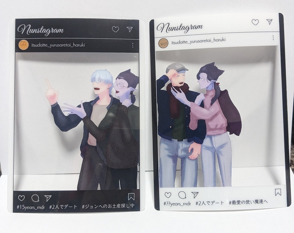 SNS風クリアカードセット