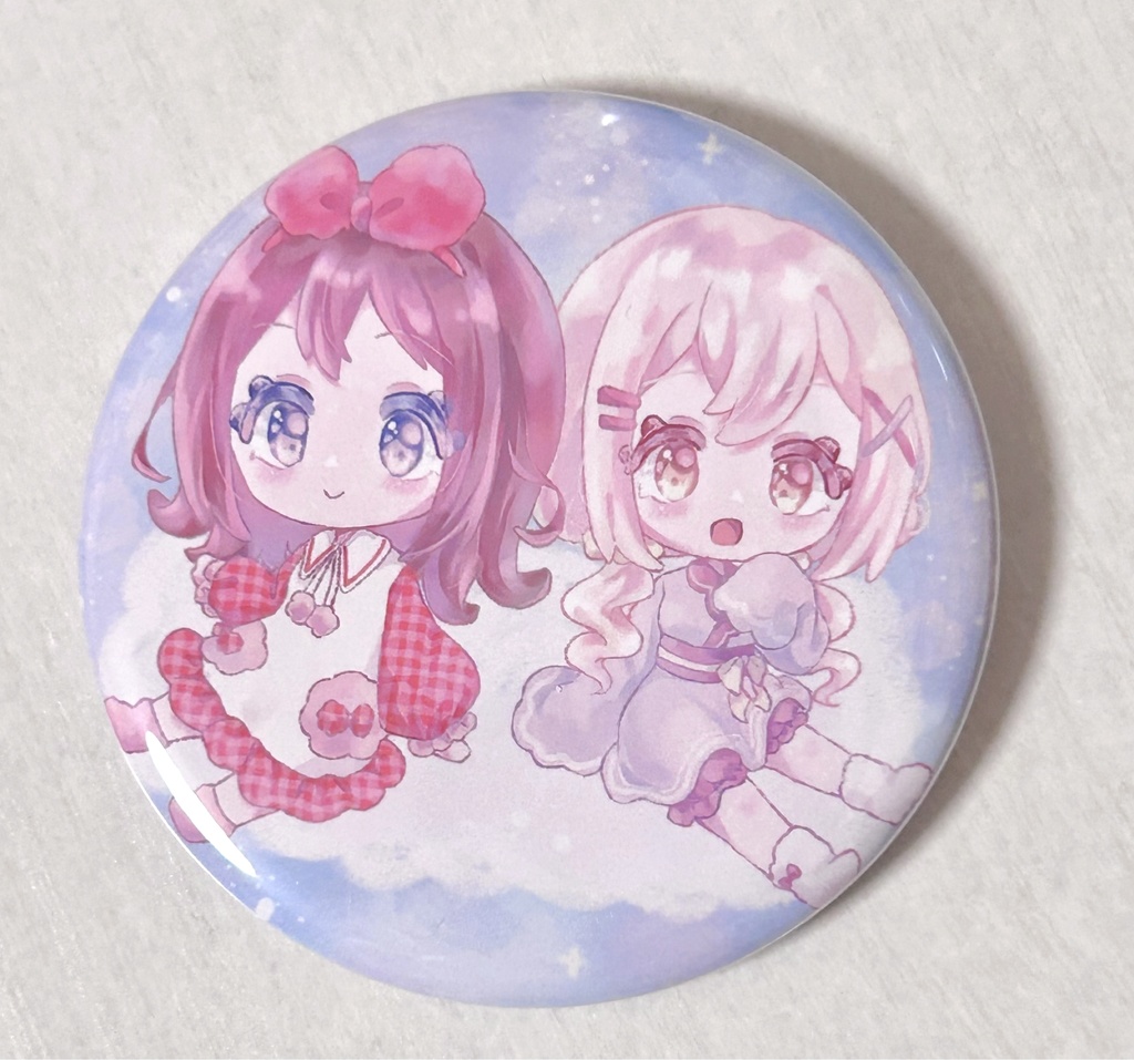 ルームウェアかすあり 缶バッジ