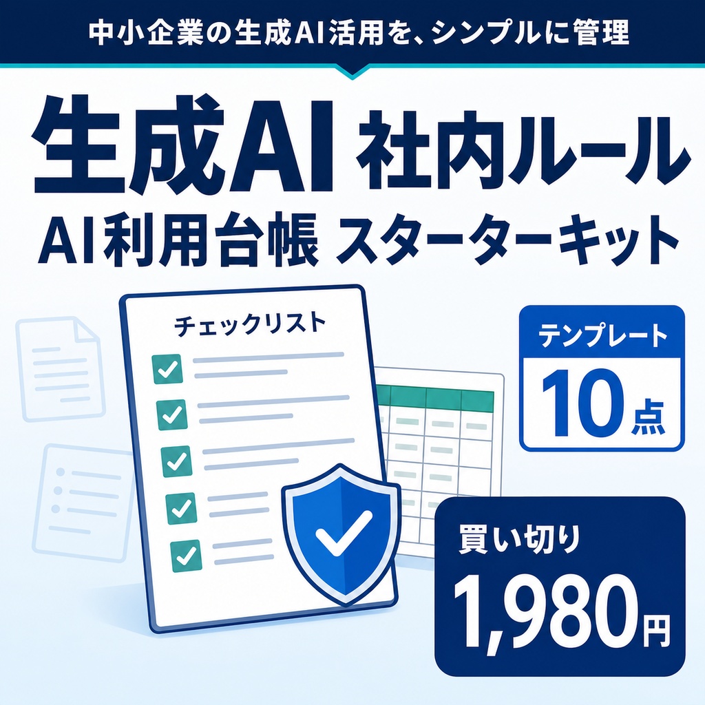 ひとり仕事のAI安全運用・効果測定キット｜個人事業主・フリーランス向けテンプレート10点