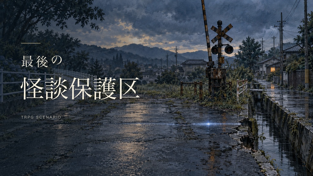 最後の怪談保護区|対話と情報公開のTRPGシナリオ+KP/PL用ローカルツール