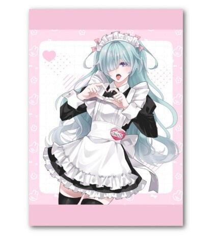 チェキ風カード　メイドVer
