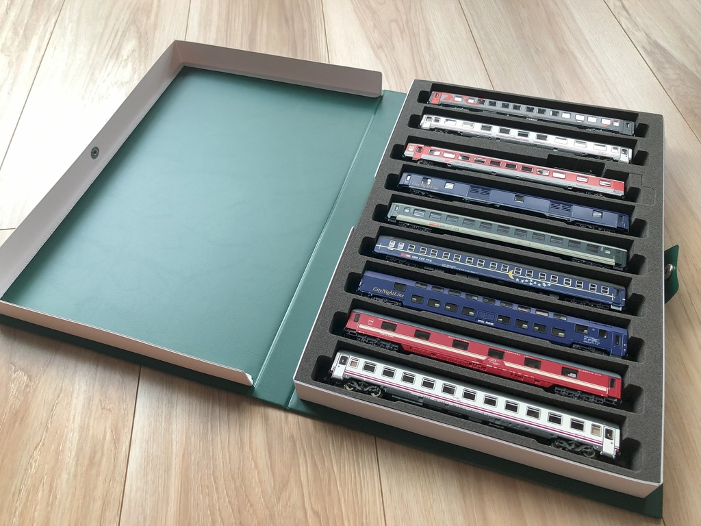 品番004 欧州客車9両 専用ウレタン YN管理