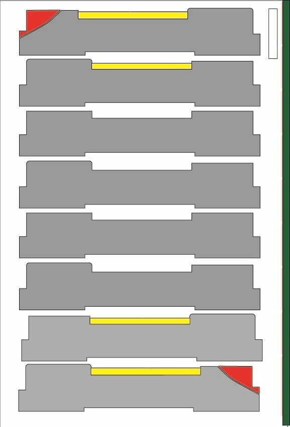 品番005 新幹線0系・100系・200系H編成 16両専用ウレタン YN管理