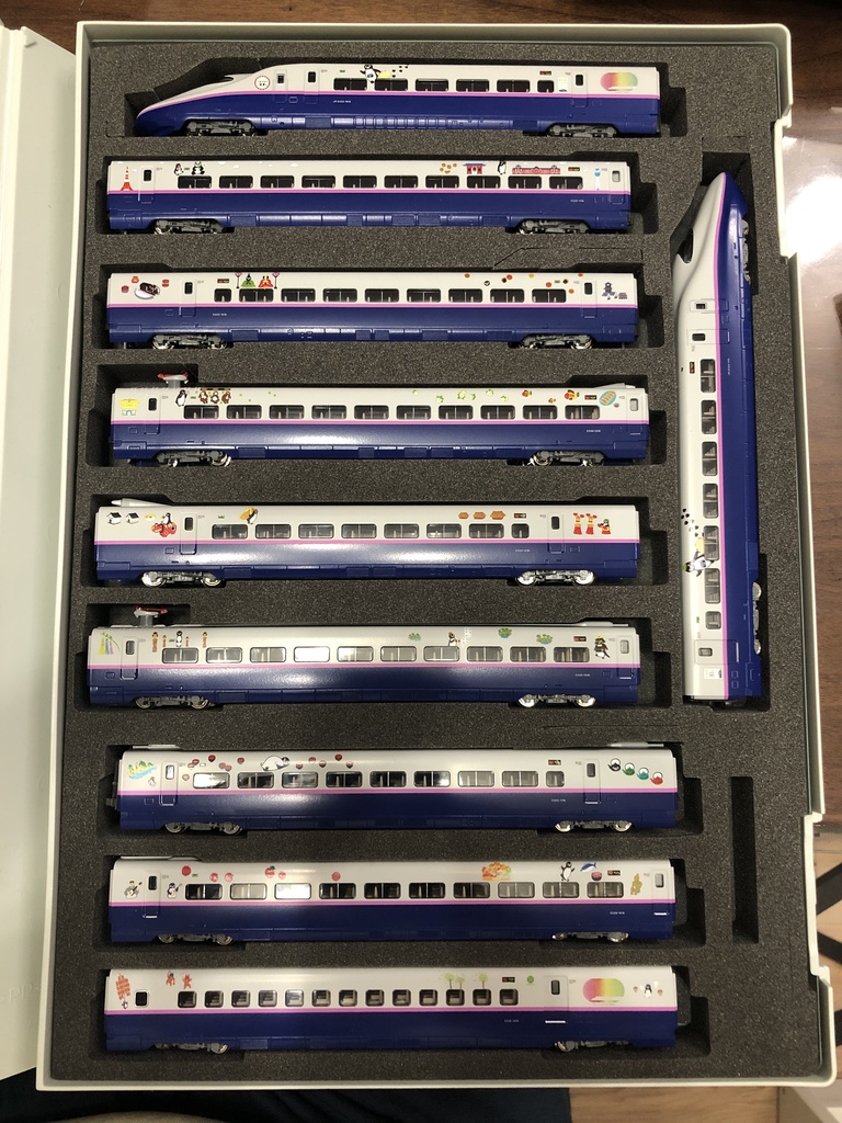 品番007 東北・上越新幹線 E2系, E5/H5系10両専用ウレタン YN管理