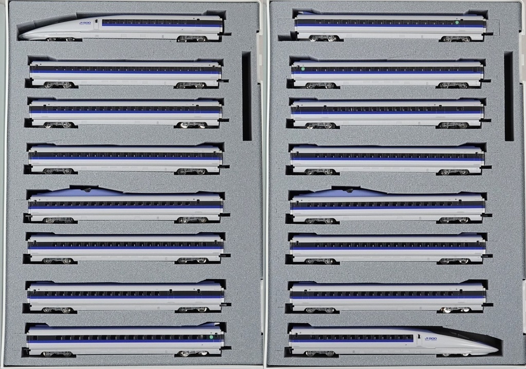 品番010 新幹線 500系・700系・N700系専用ウレタン Tomix Kato 車両ケース 空ケース YN管理