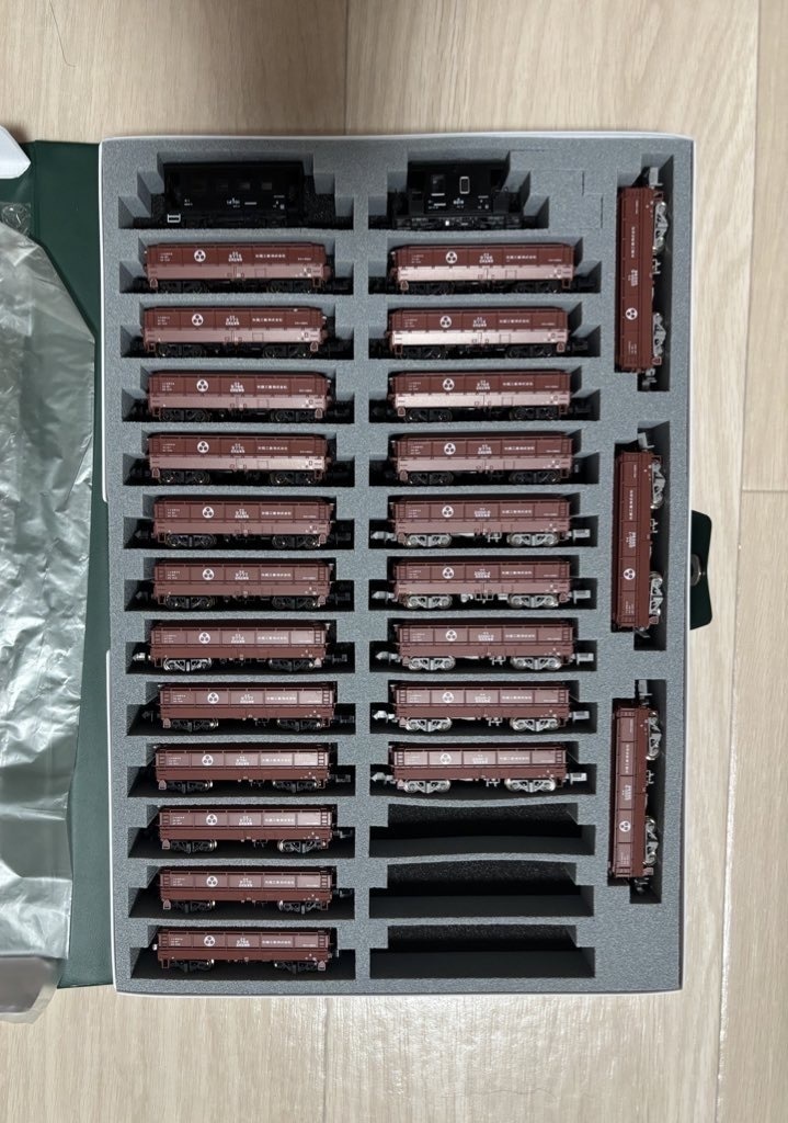 品番012 ホキ2000, 2500, 9500 赤ホキ29両 専用ウレタン YN管理