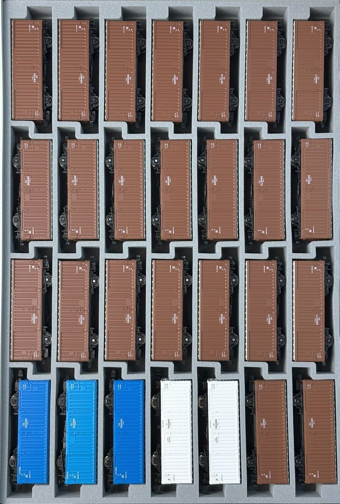 品番019 ワム8・黒貨車28両ウレタン YN管理