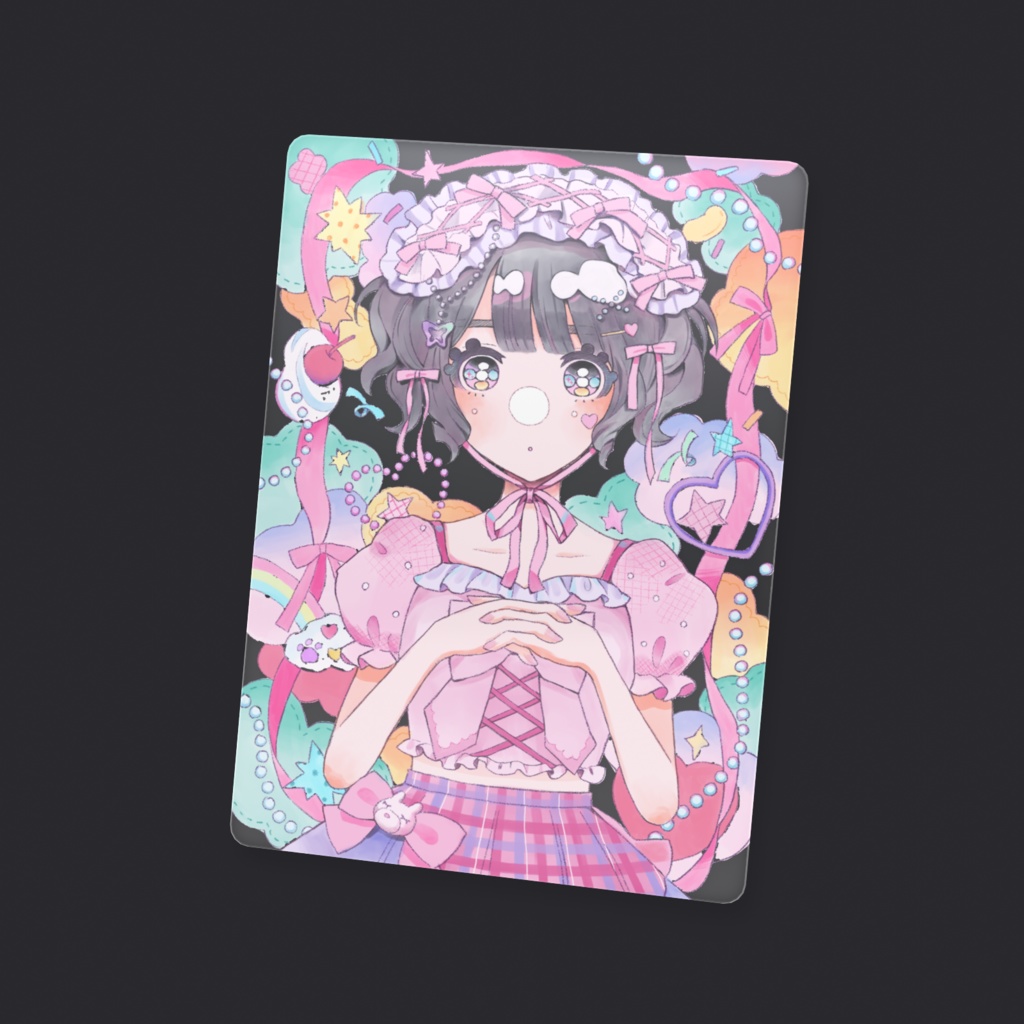 クリアカード(ピンク)