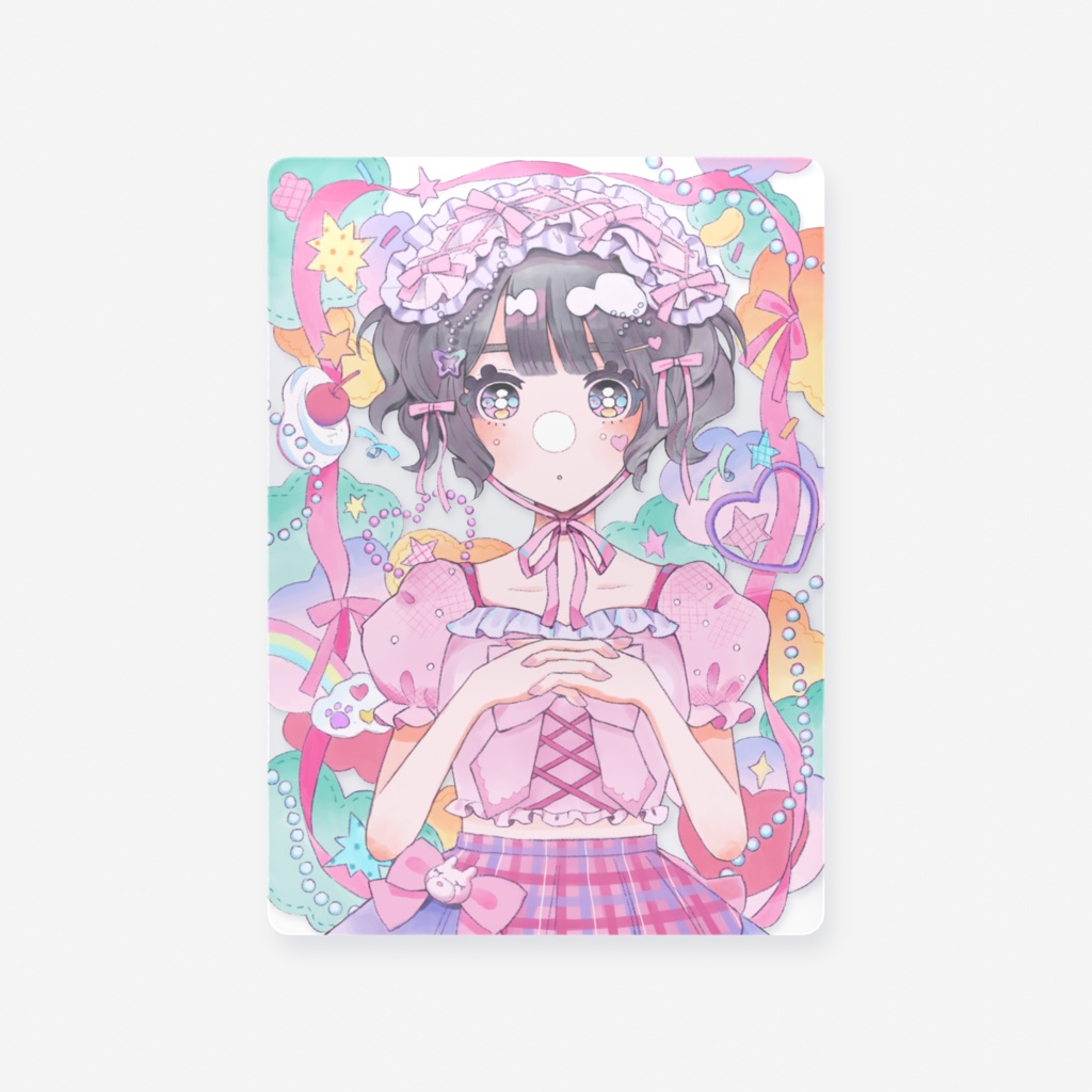 クリアカード(ピンク)