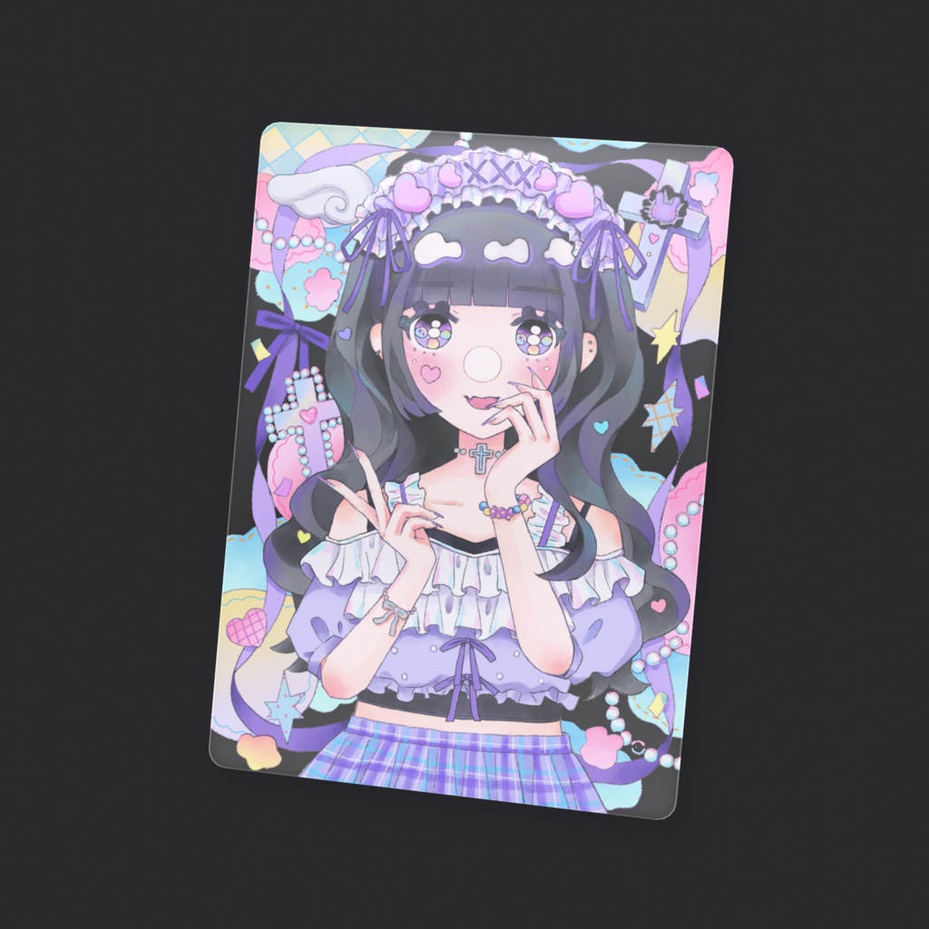 クリアカード(パープル)