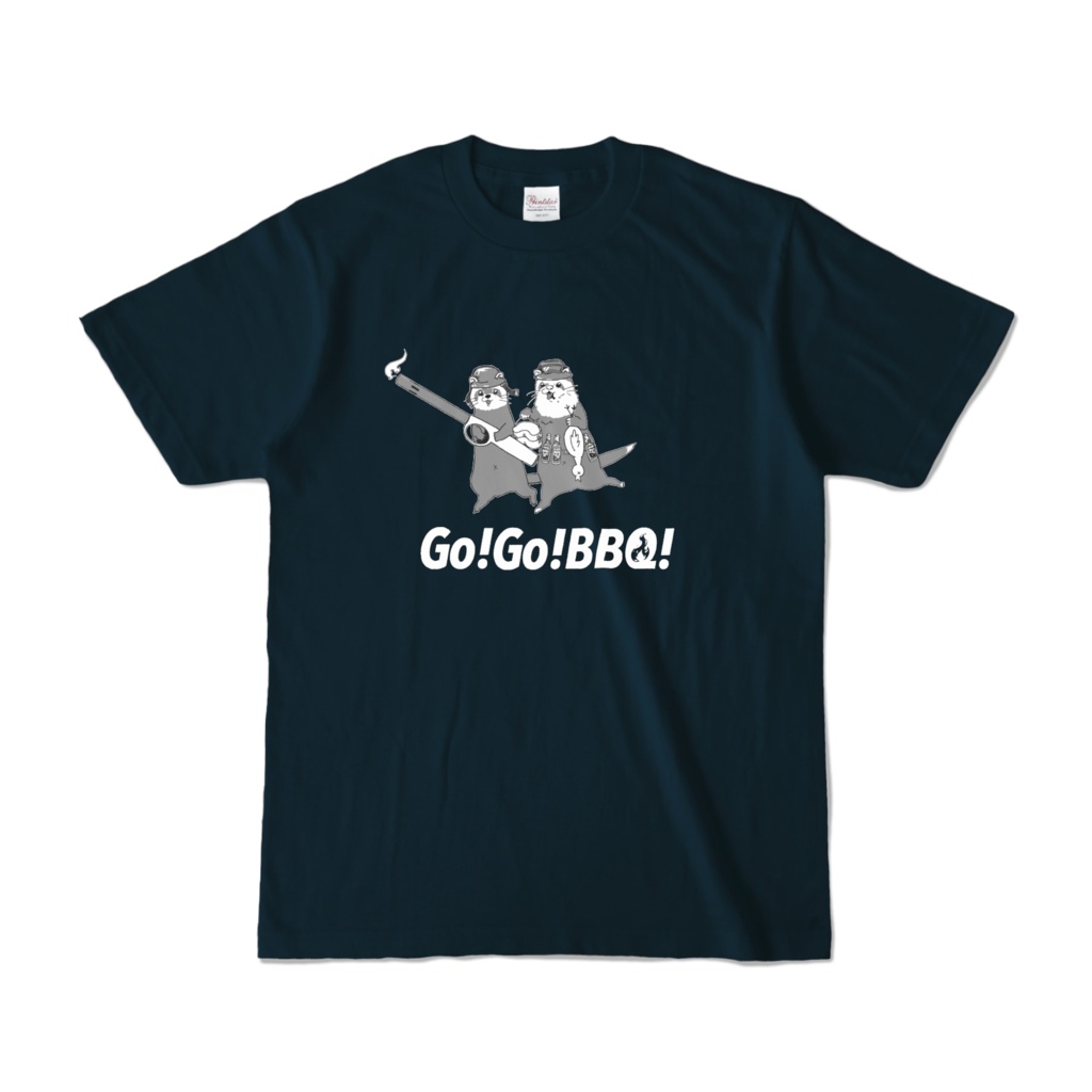 フェレットBBQTシャツ(ネイビー)