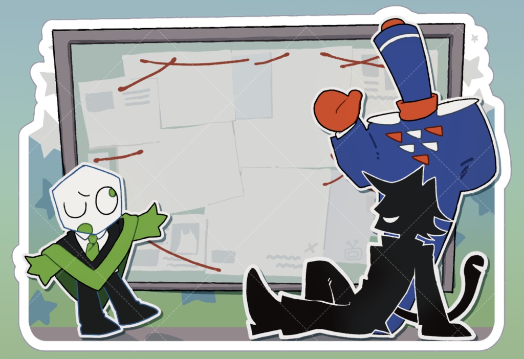 マイク部屋アクリルメモボード