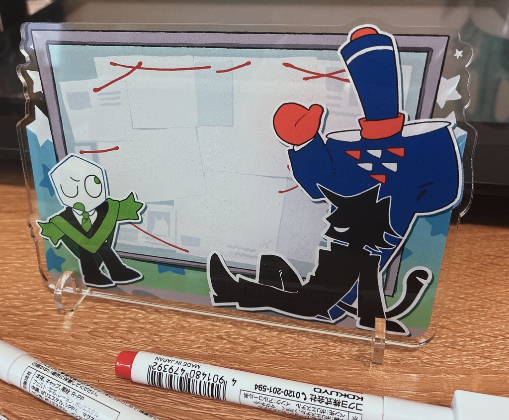 マイク部屋アクリルメモボード