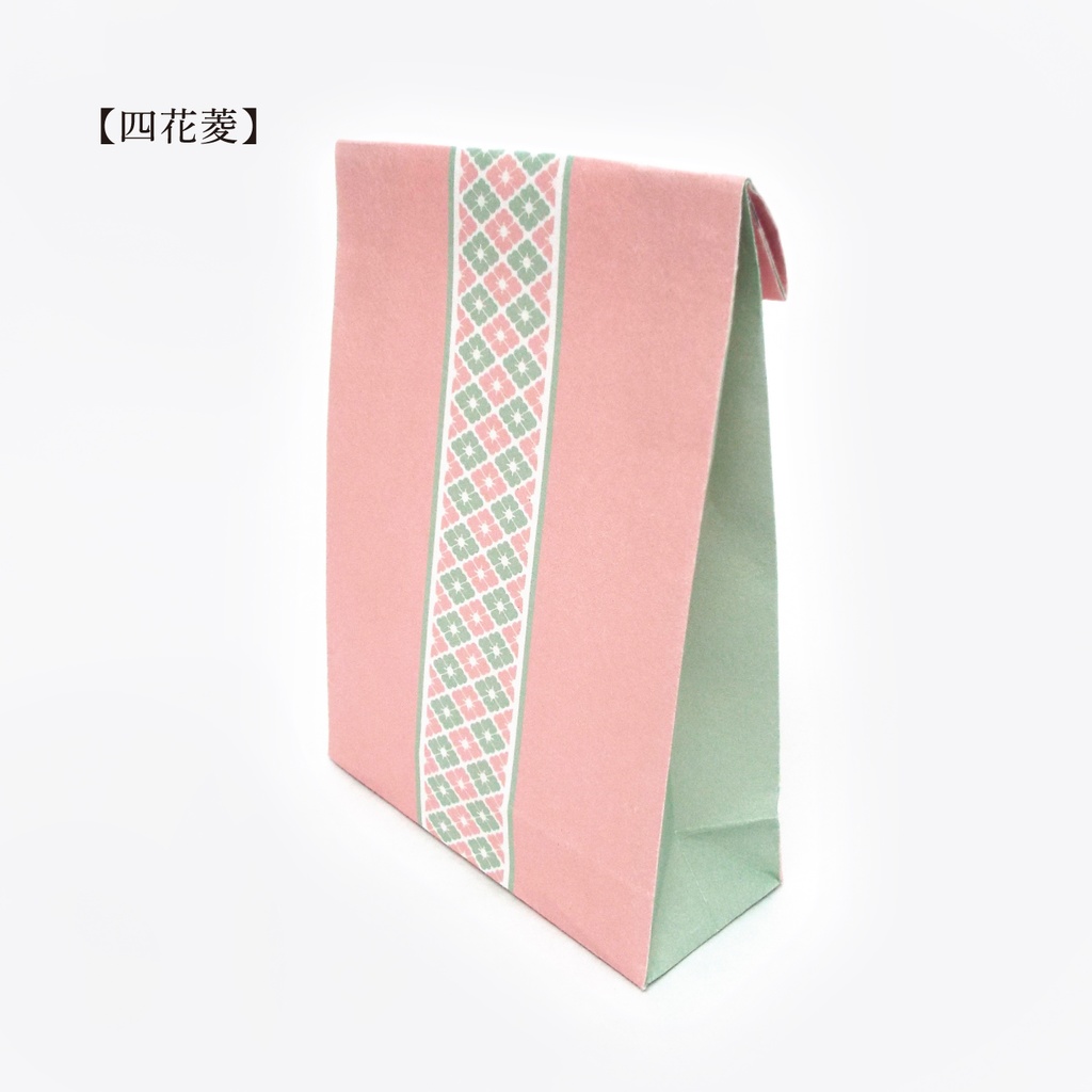 【しあわせ和柄プリンタブル素材】ペーパーバッグ 5枚セット 〜おしゃれペーパーアイテム無料ダウンロード〜