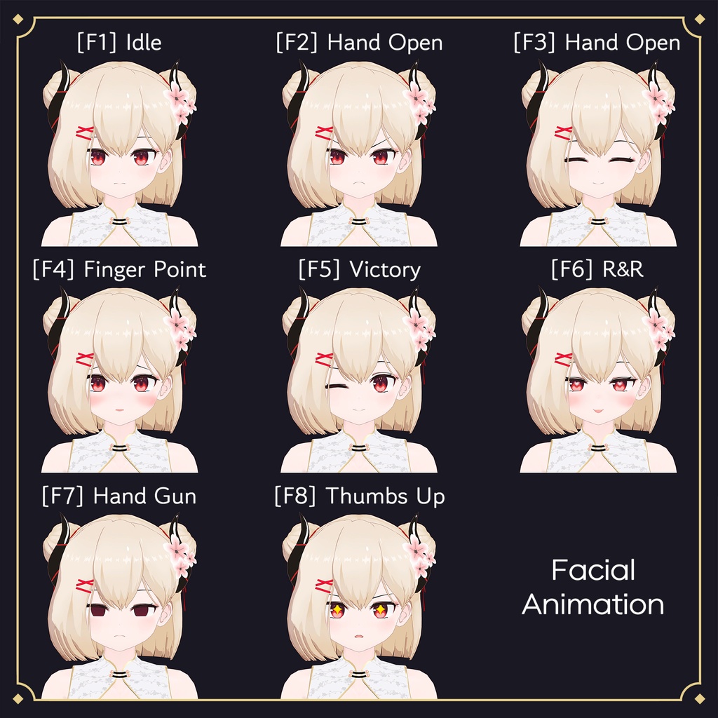 VRC/オリジナル3Dモデル「シアン」-Sian- ver.1.01