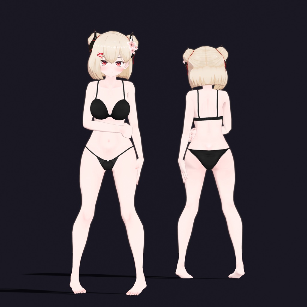 VRC/オリジナル3Dモデル「シアン」-Sian- ver.1.01