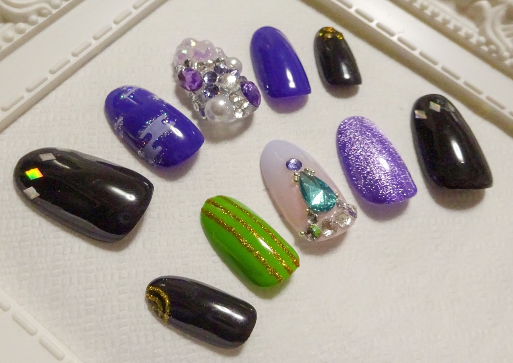 【刀剣乱舞】五月雨江 ネイルチップ【イメージネイル】 No,1