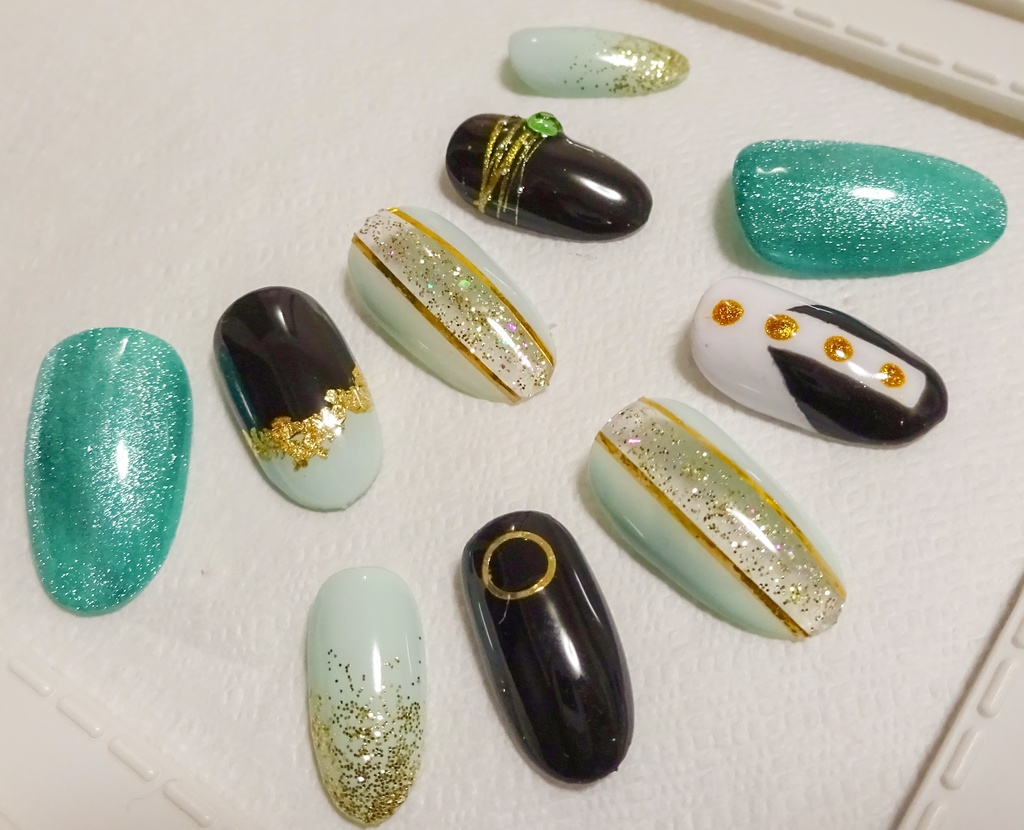 【刀剣乱舞】膝丸 ネイルチップ【イメージネイル】No,2