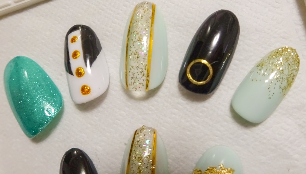 【刀剣乱舞】膝丸 ネイルチップ【イメージネイル】No,2