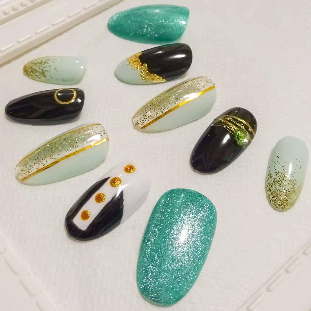 【刀剣乱舞】膝丸 ネイルチップ【イメージネイル】No,2