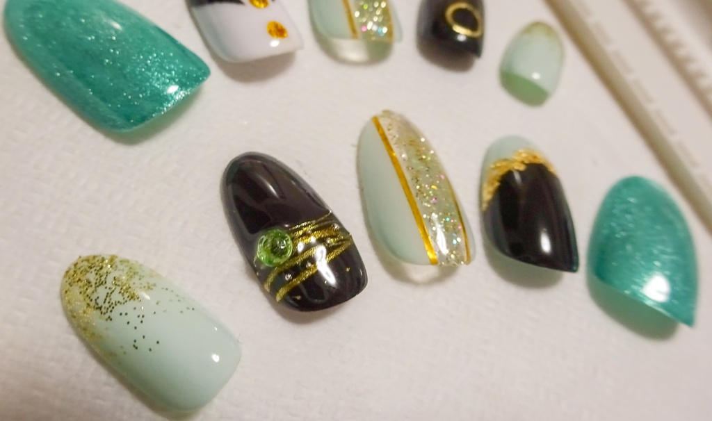 【刀剣乱舞】膝丸 ネイルチップ【イメージネイル】No,2