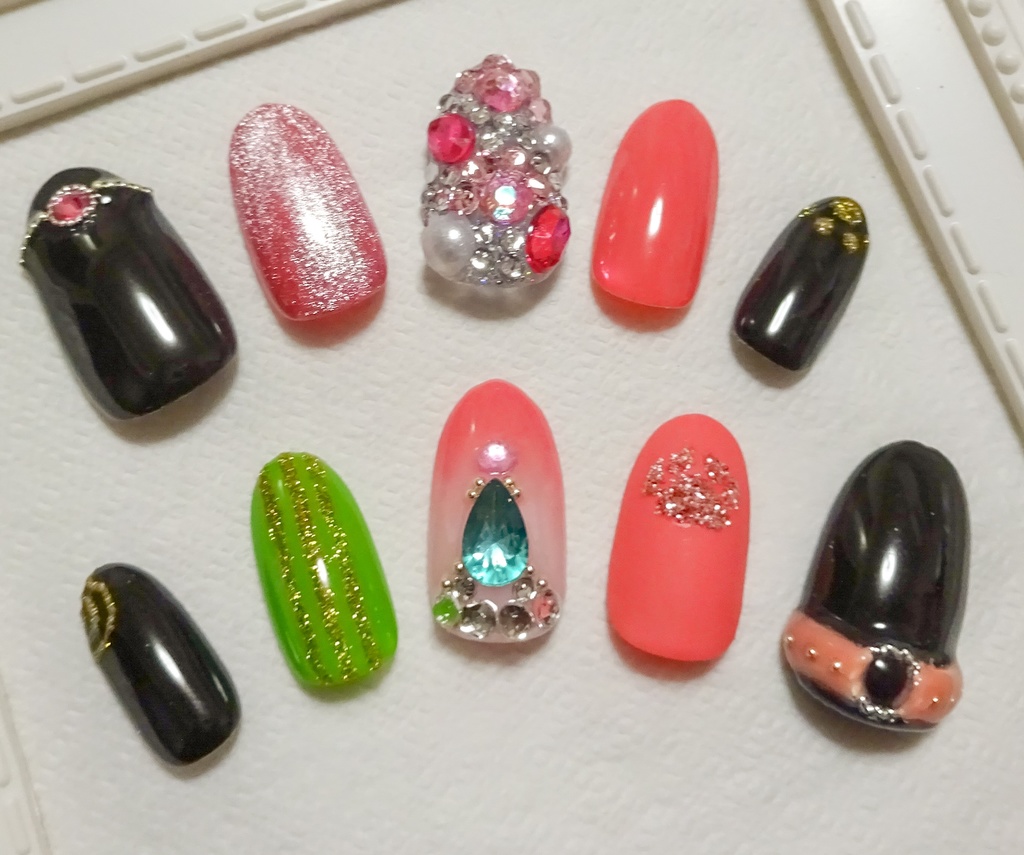 【刀剣乱舞】村雲江 ネイルチップ【イメージネイル】No,4