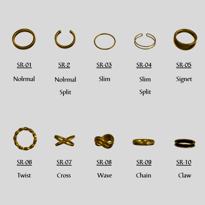 【VRC想定】SimpleRing【カジュアル】