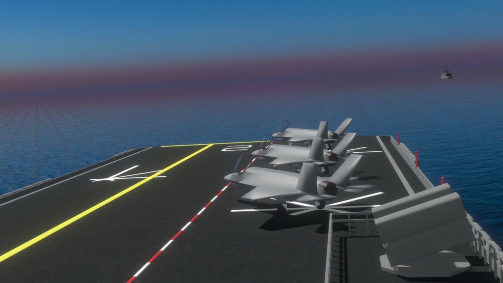 [VRChat想定]無料/Free かんたんF-35B戦闘機 sacc1.8.0