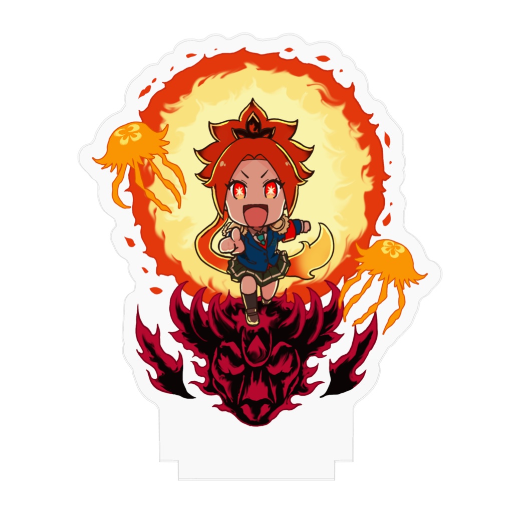 『生ける炎とクトゥグアちゃん』アクリルフィギュア