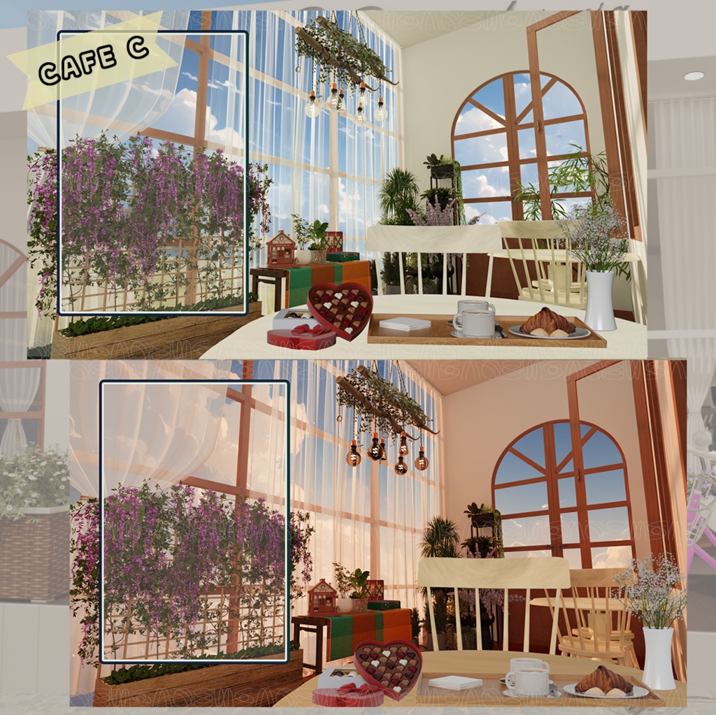 valentine's day cafe Transparent.ver (バレンタインデーカフェ 透明.ver)