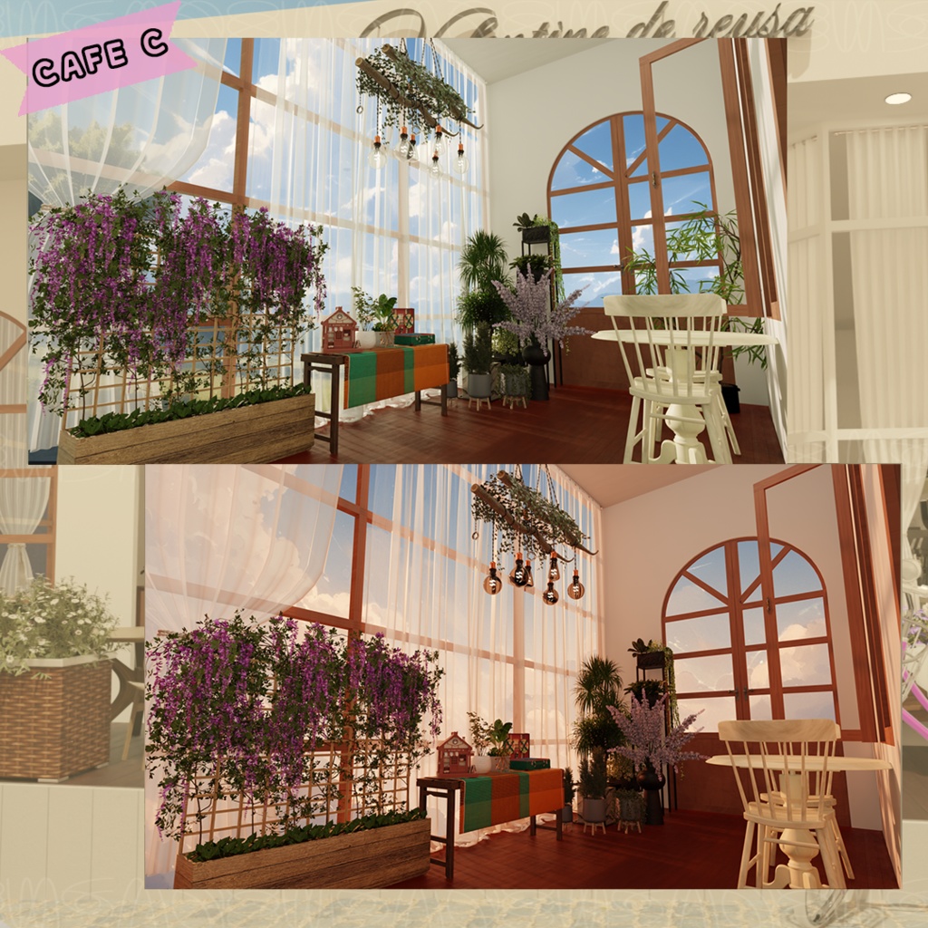 valentine's day cafe Scenery. ver (バレンタインデーカフェ風景.ver)