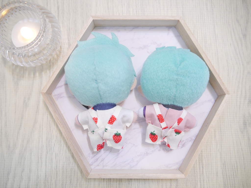 (白)いちごサロペット