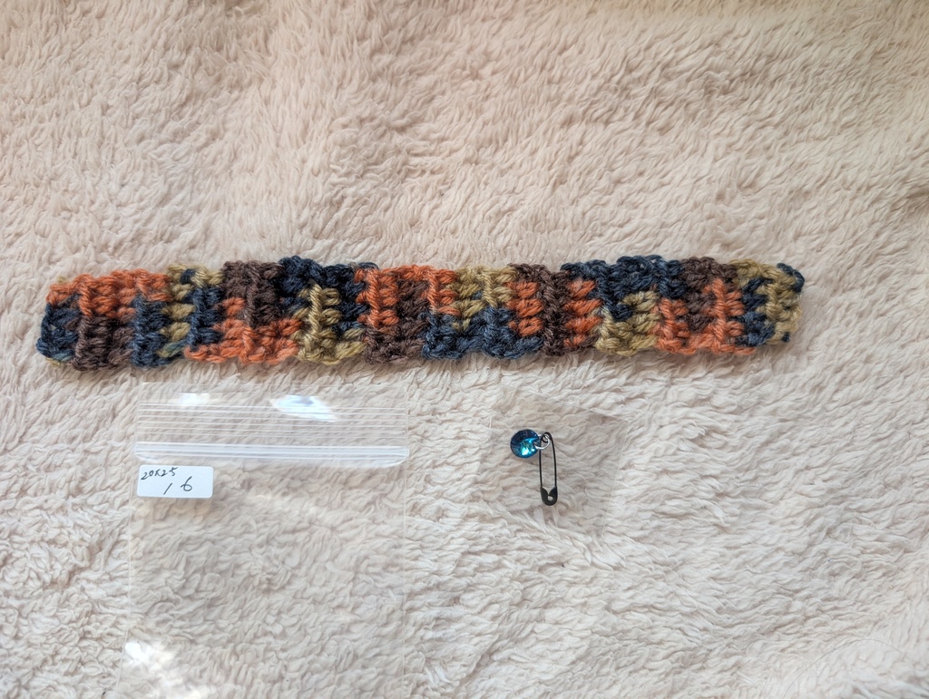 ぬい用 ざっくり ニットマフラー&ストールピン