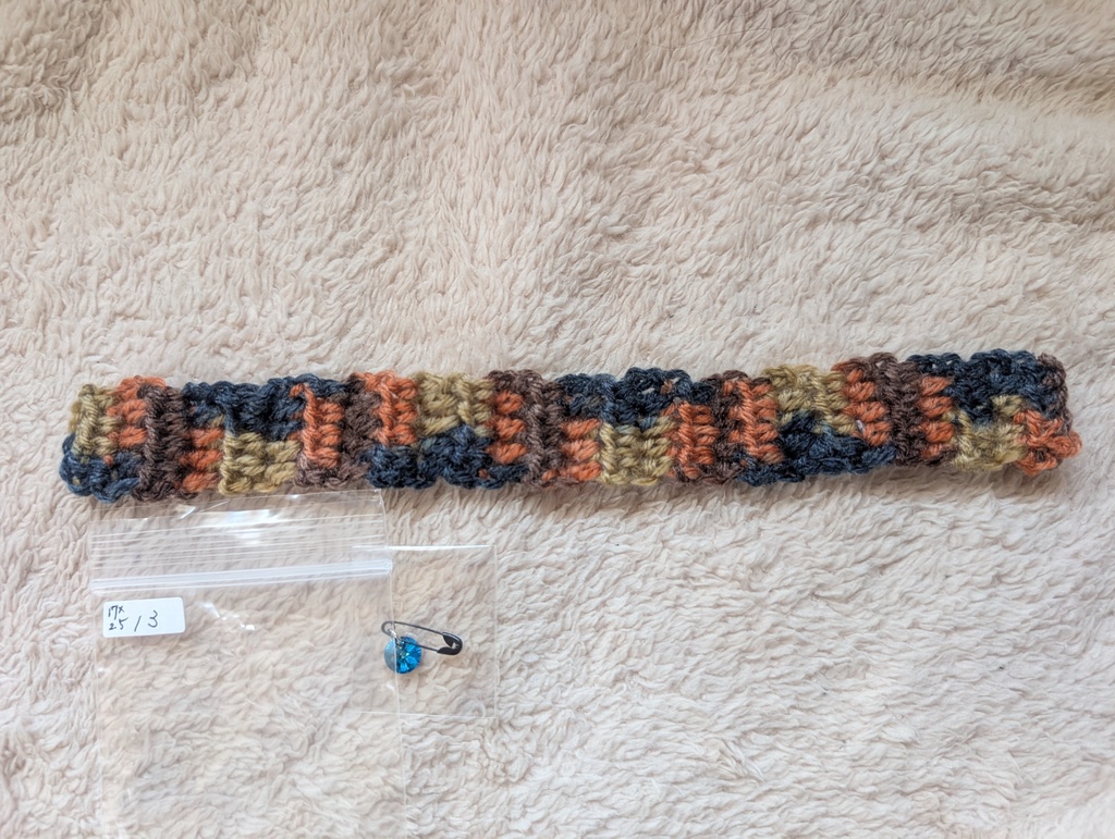 ぬい用 ざっくり ニットマフラー&ストールピン