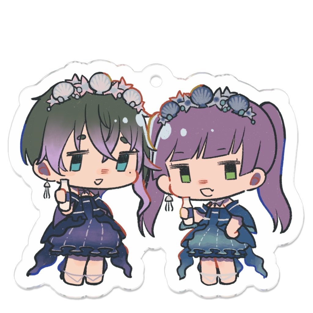 ひなこじアクキーver.温泉宿