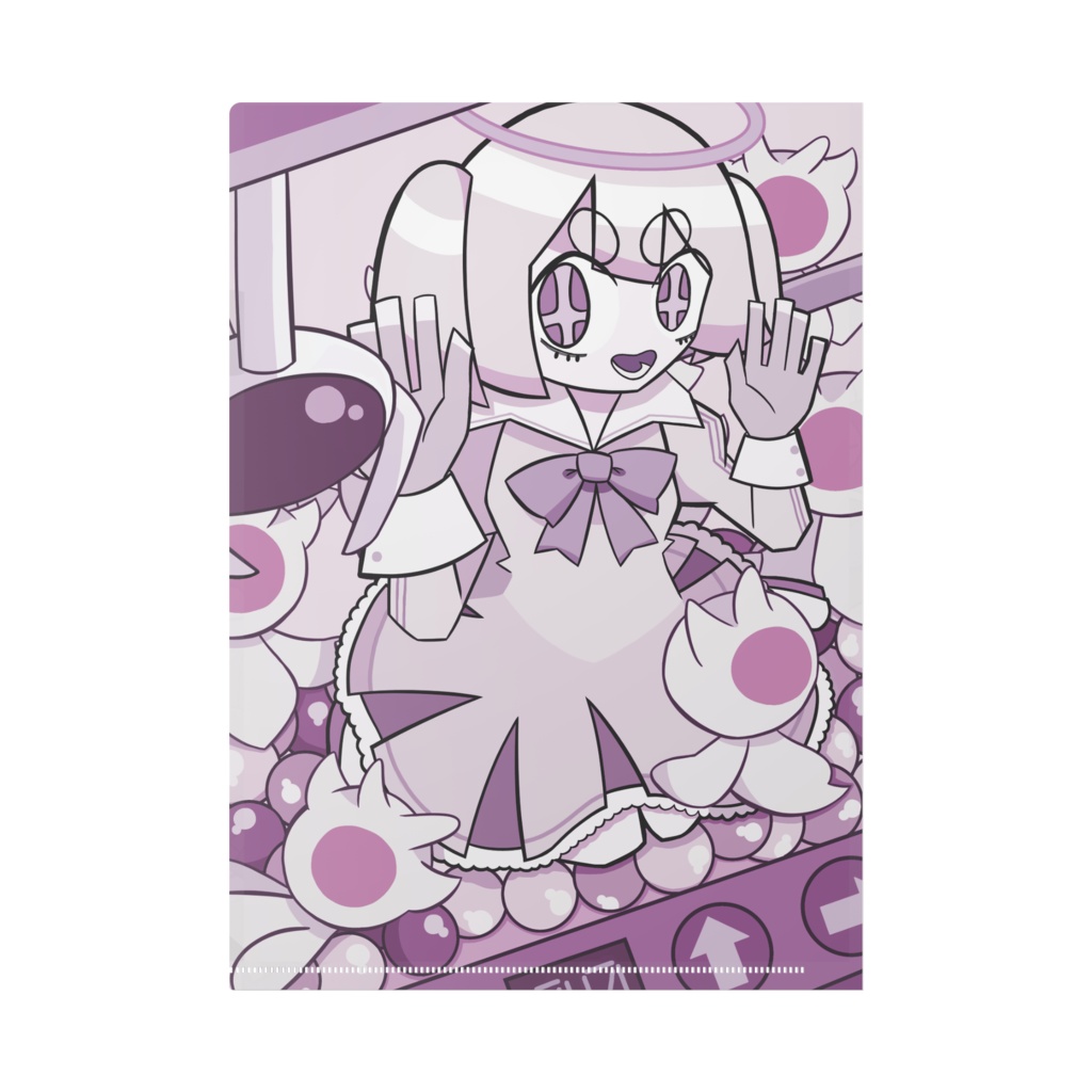 天使と悪魔 クリアファイル