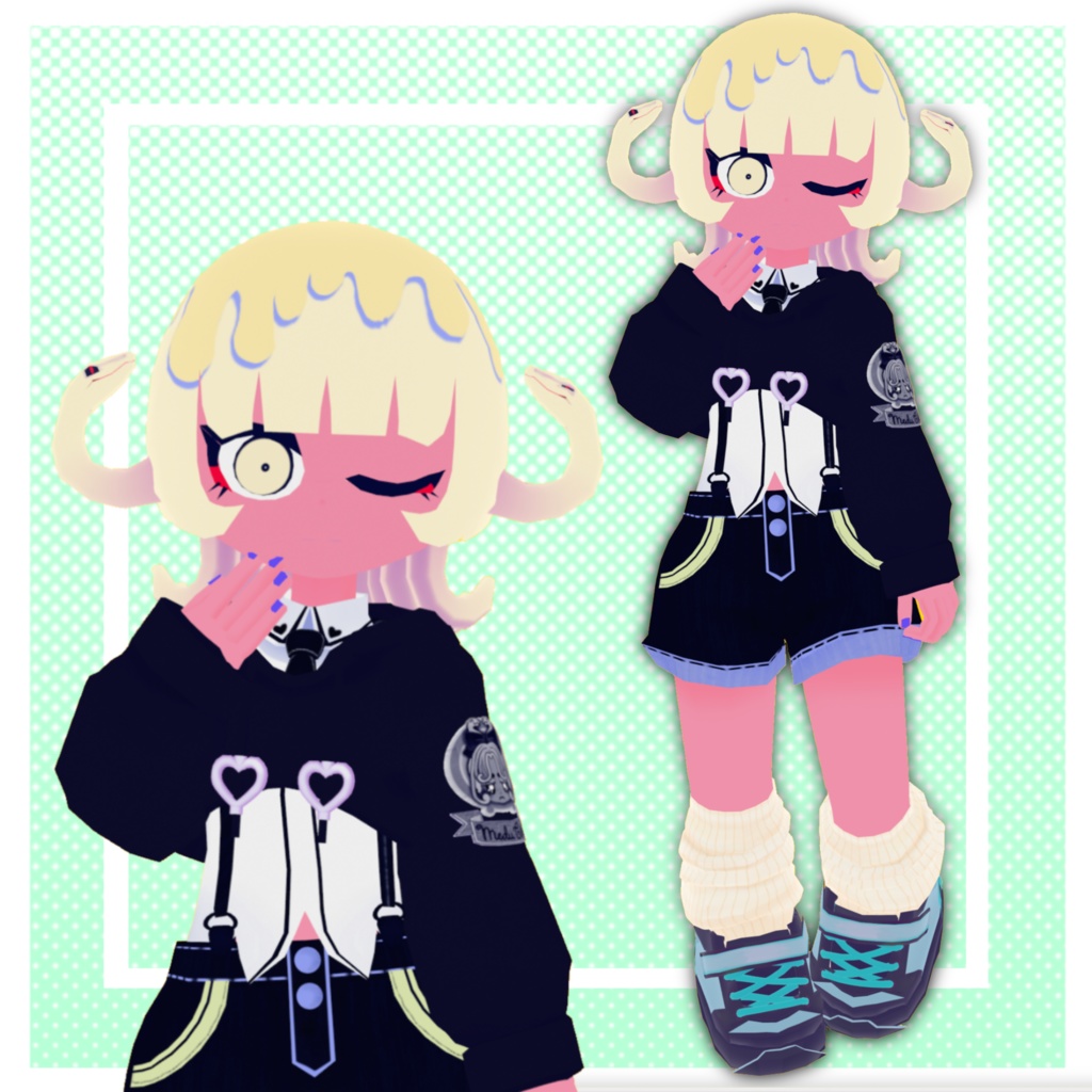 3Dモデル medudu(VRC VRM対応)